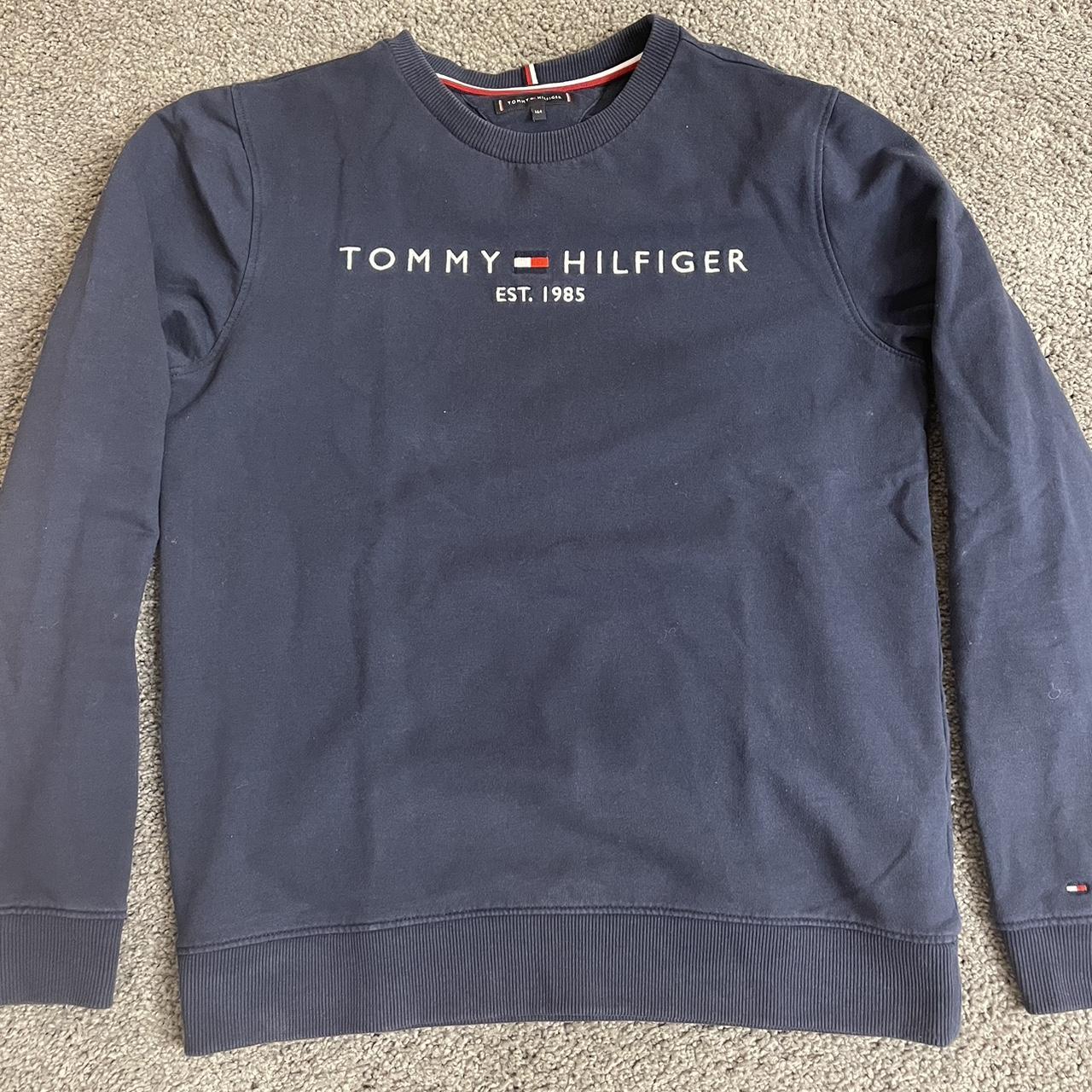 Tommy Hilfiger kids jumper -164cm -excellent... - Depop