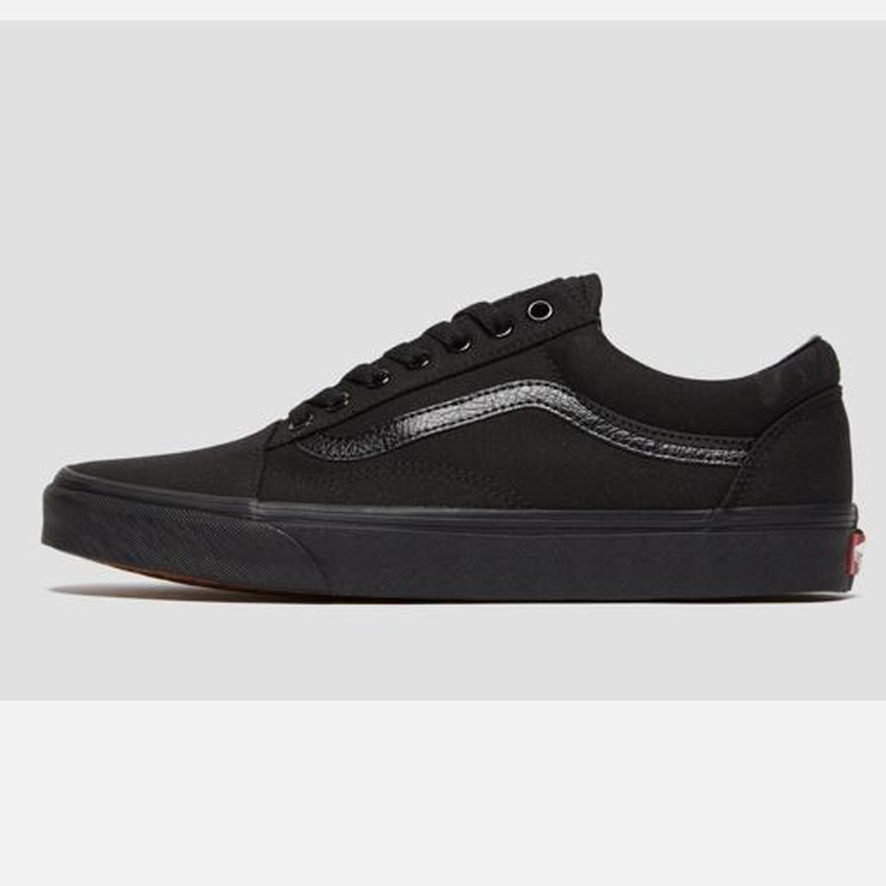 Old Skool Triple Black Vans Swipe for own... - Depop