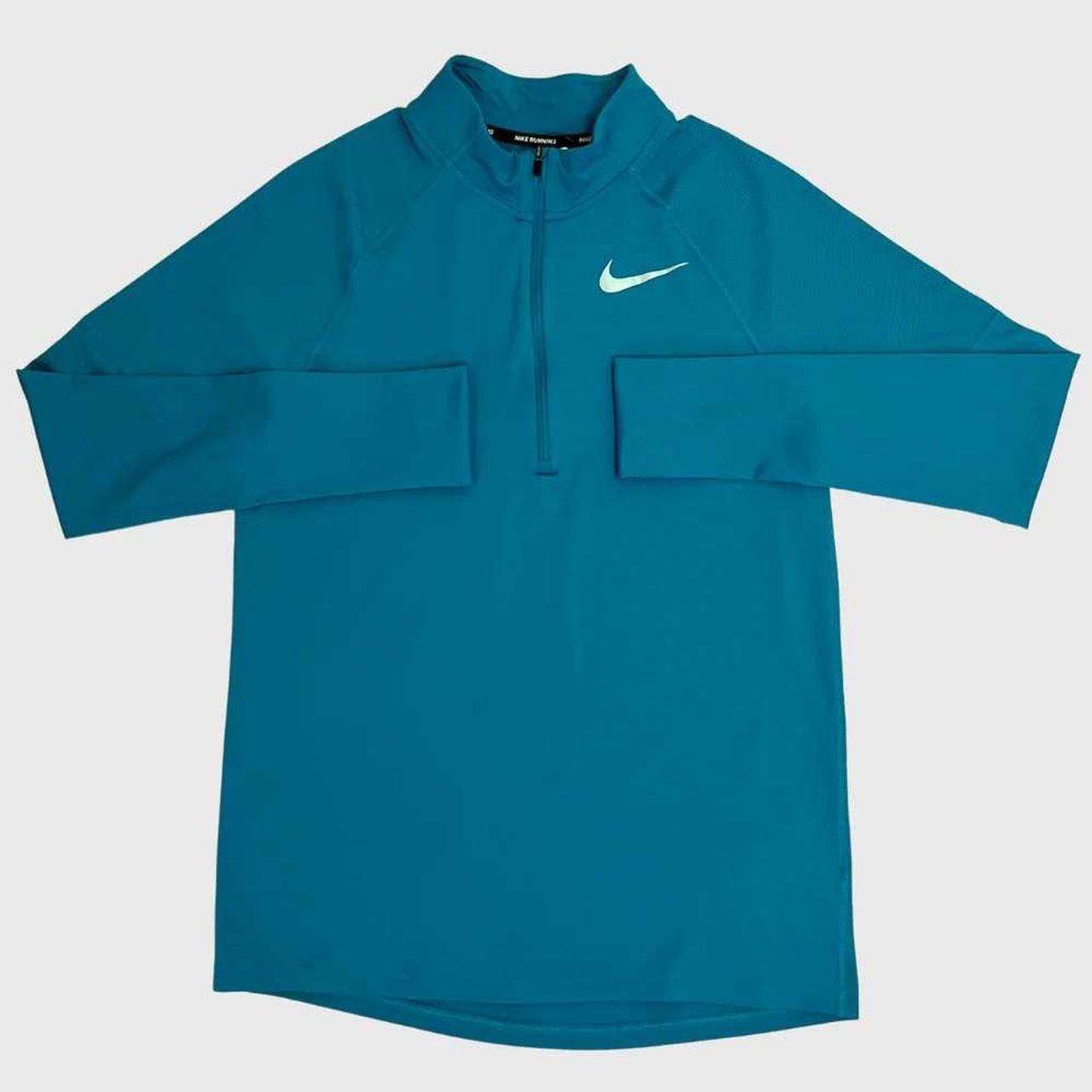 nike element 2.0 half zip blue