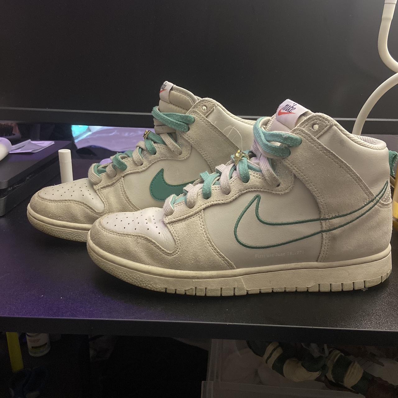 100% Authentic Men's Nike Dunk High Dontrelle - Depop