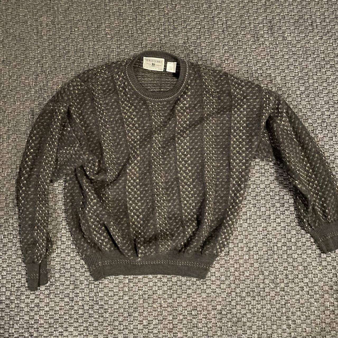 Men’s M Idea Uomo Mens Vintage Wool Blend Sweater.... - Depop