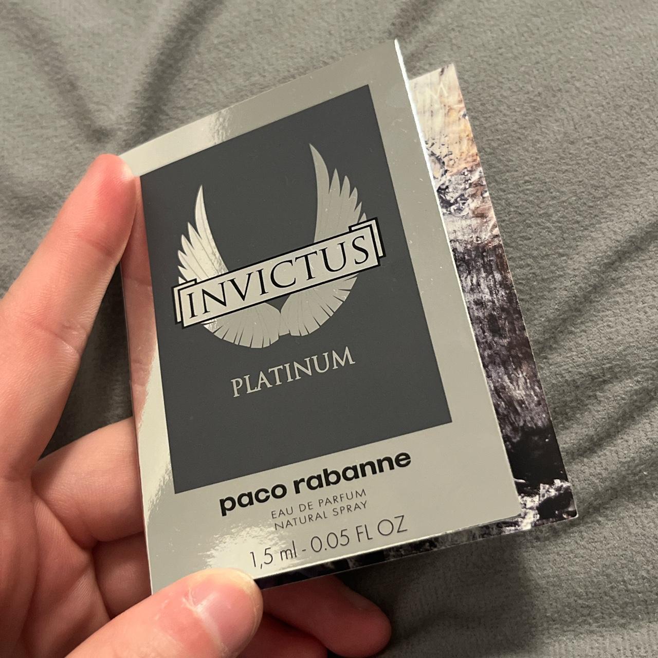 Invictus Platinum Paco Rabanne Eau de parfum sample,... - Depop