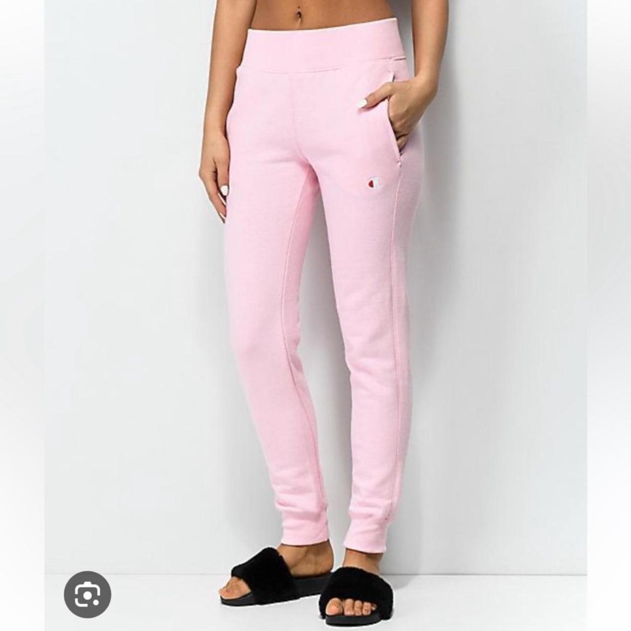 Champion best sale pink joggers