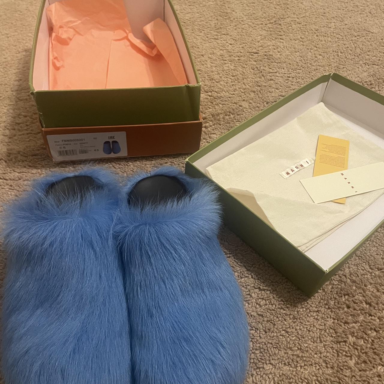 marni fur slippers