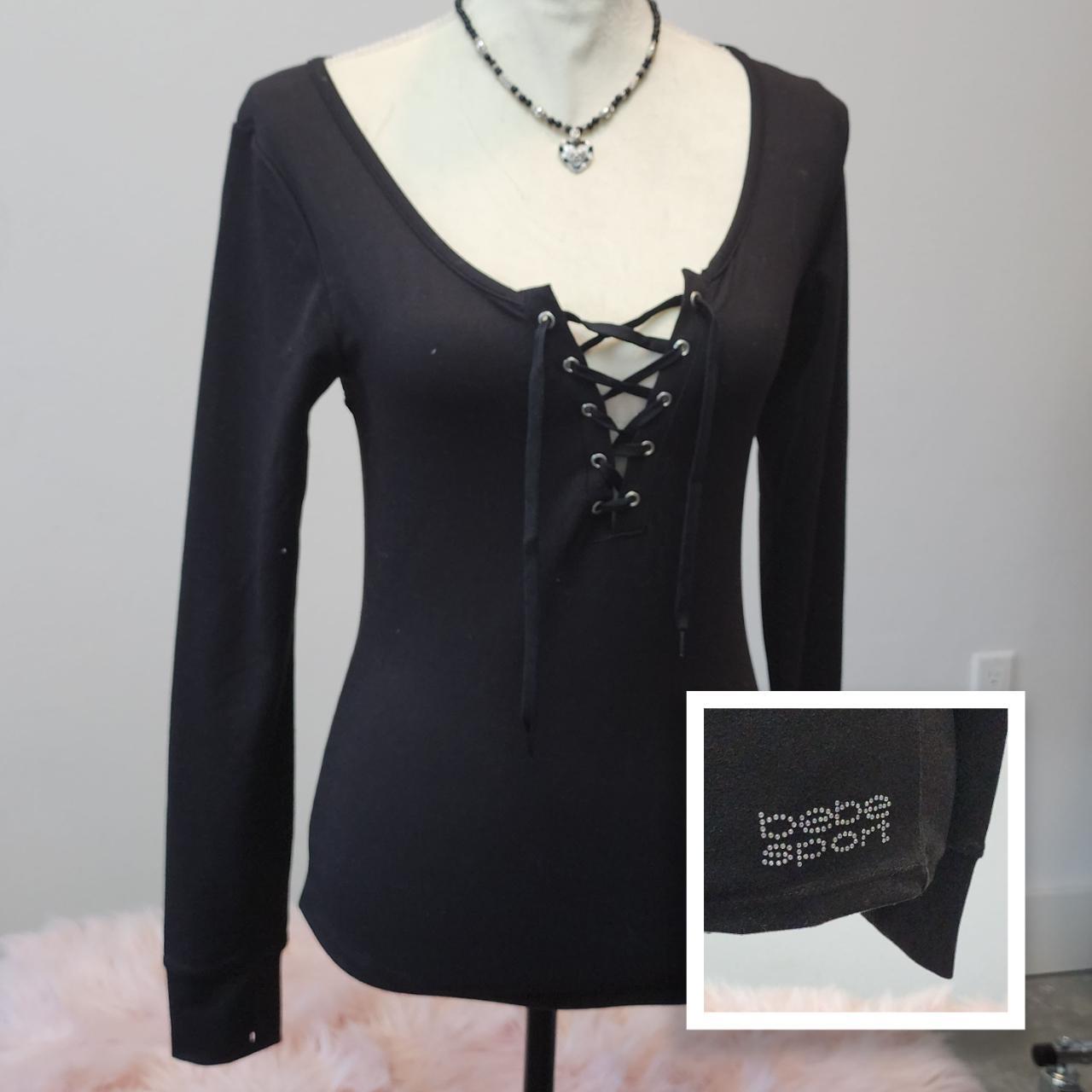 Bebe Men's Black Shirt Depop