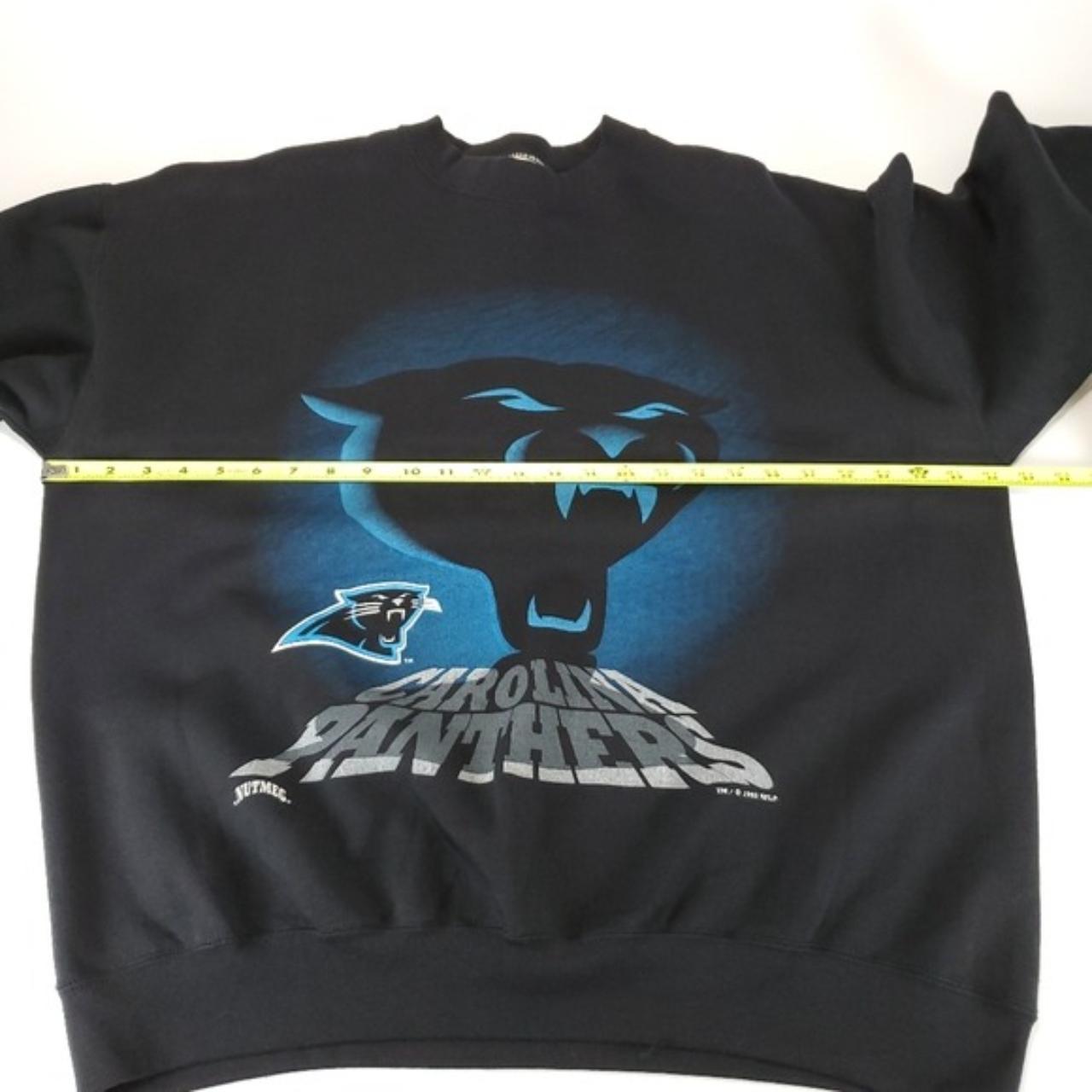 Vintage 1993 Carolina Panthers Logo 7 Crewneck - Depop