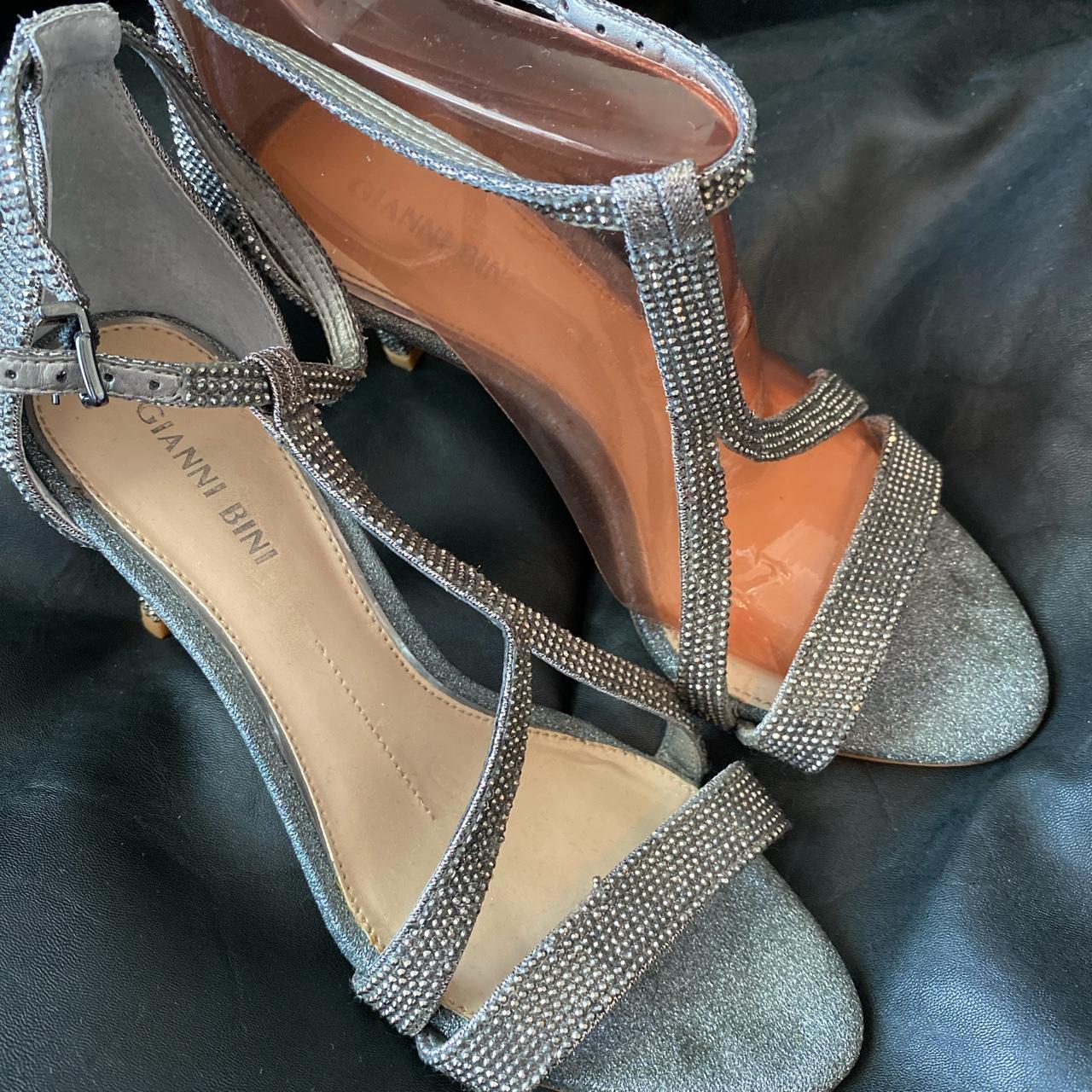 gianni bini silver heels