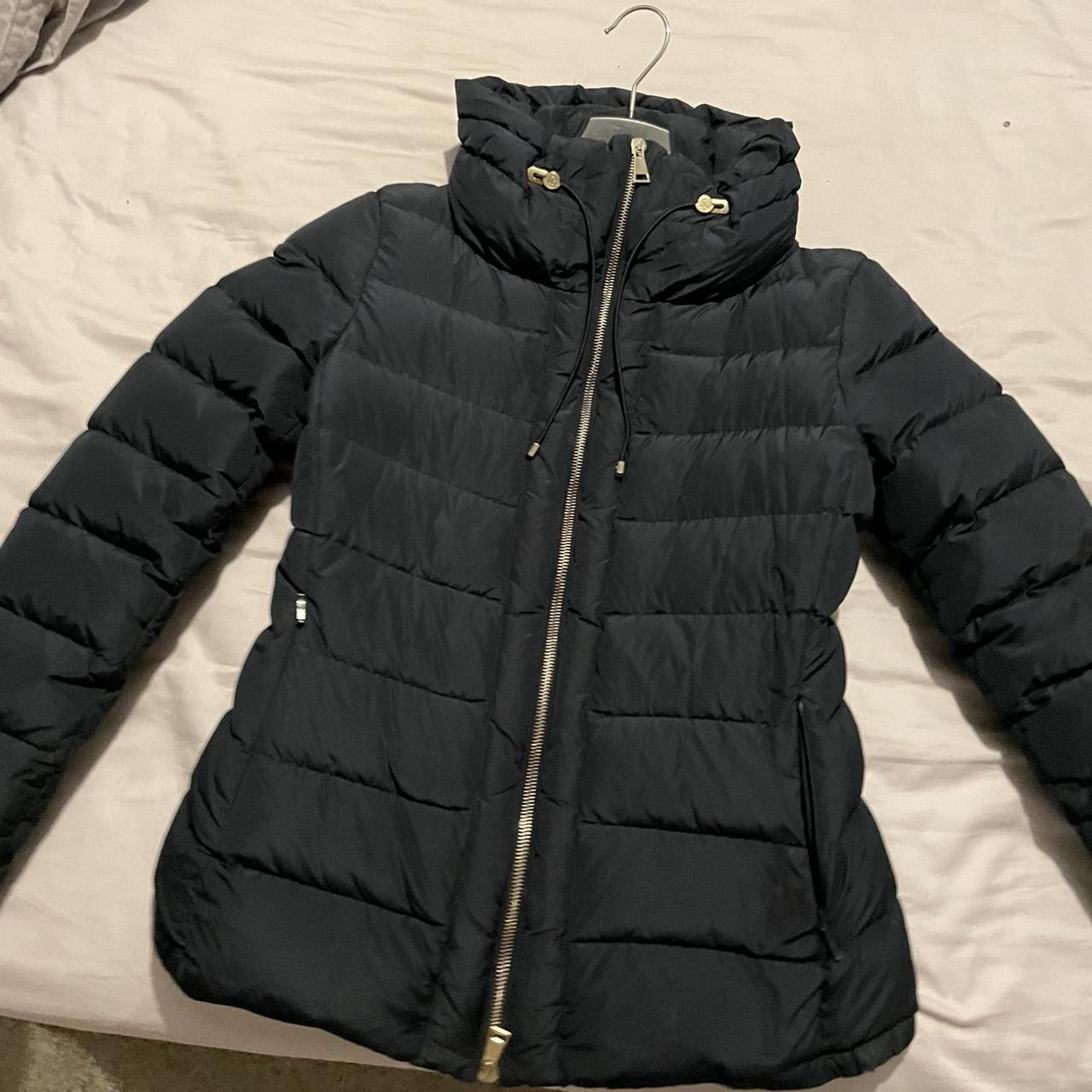 womens moncler black coat