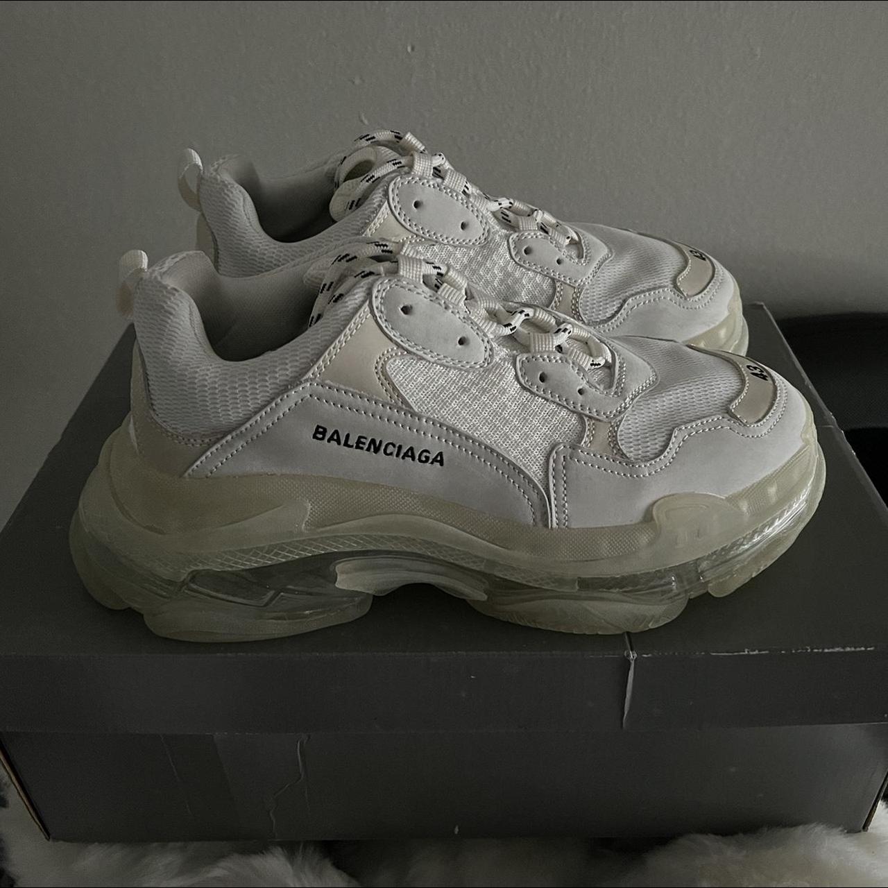BALENCIAGA  Triple S Clear Sole Trainers  Women  Chunky Trainers   Flannels