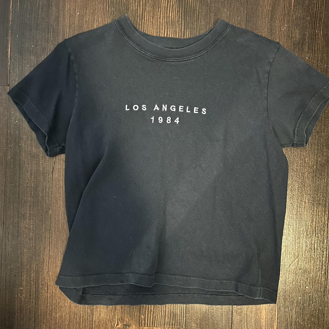 brandy melville los angeles 1984 embroidered... - Depop