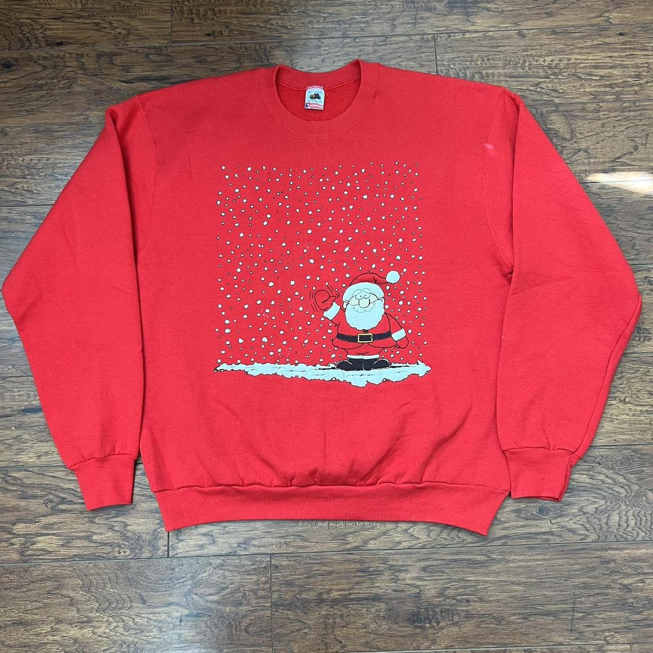 Fruit of The Loom Men's Sweatshirt - Red - XL