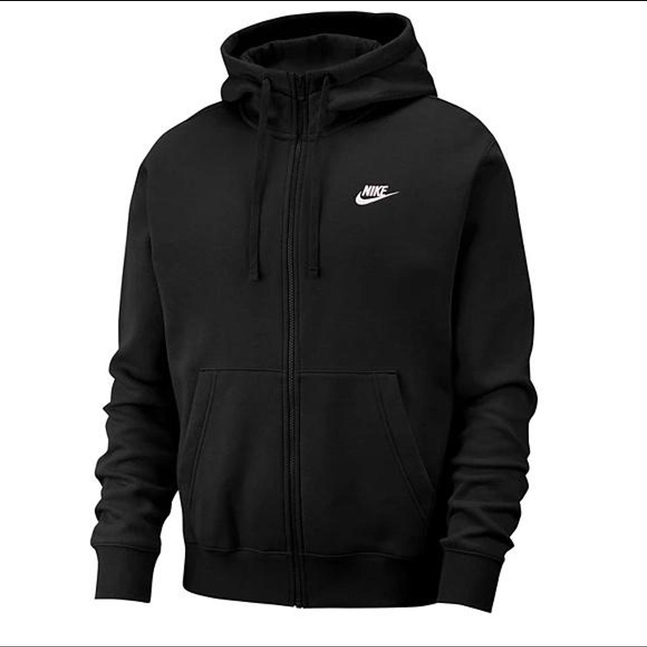 Nike zip up hoodie size men’s large No stains just... - Depop