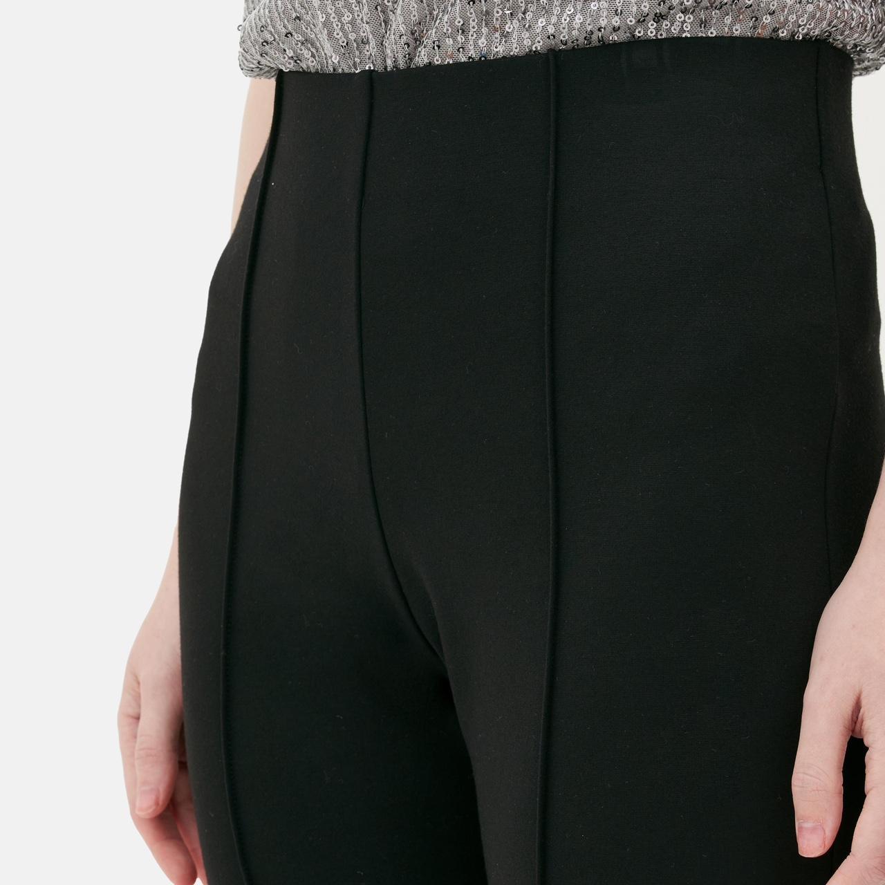 Primark Women's Skinny Pants Black/Tan – Mid rise ponte work