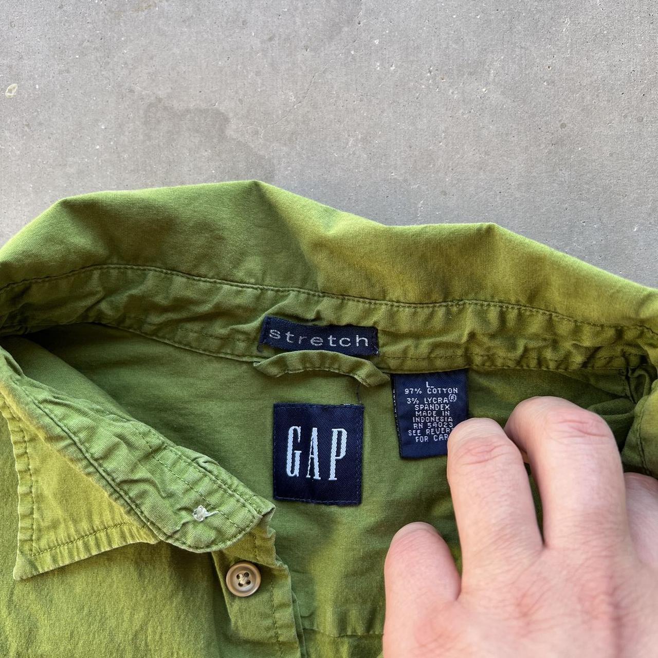 Gap Men's Green Shirt | Depop