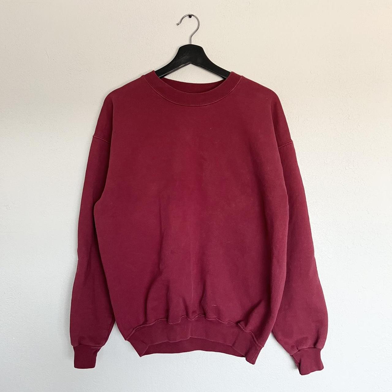 Vintage discount burgundy sweatshirt