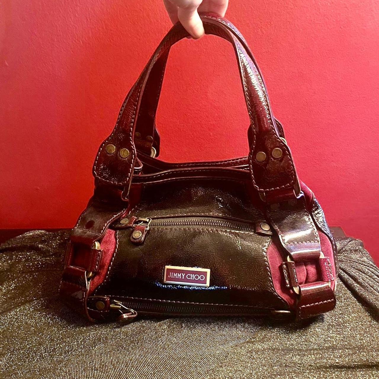 Maddy discount patent handbag