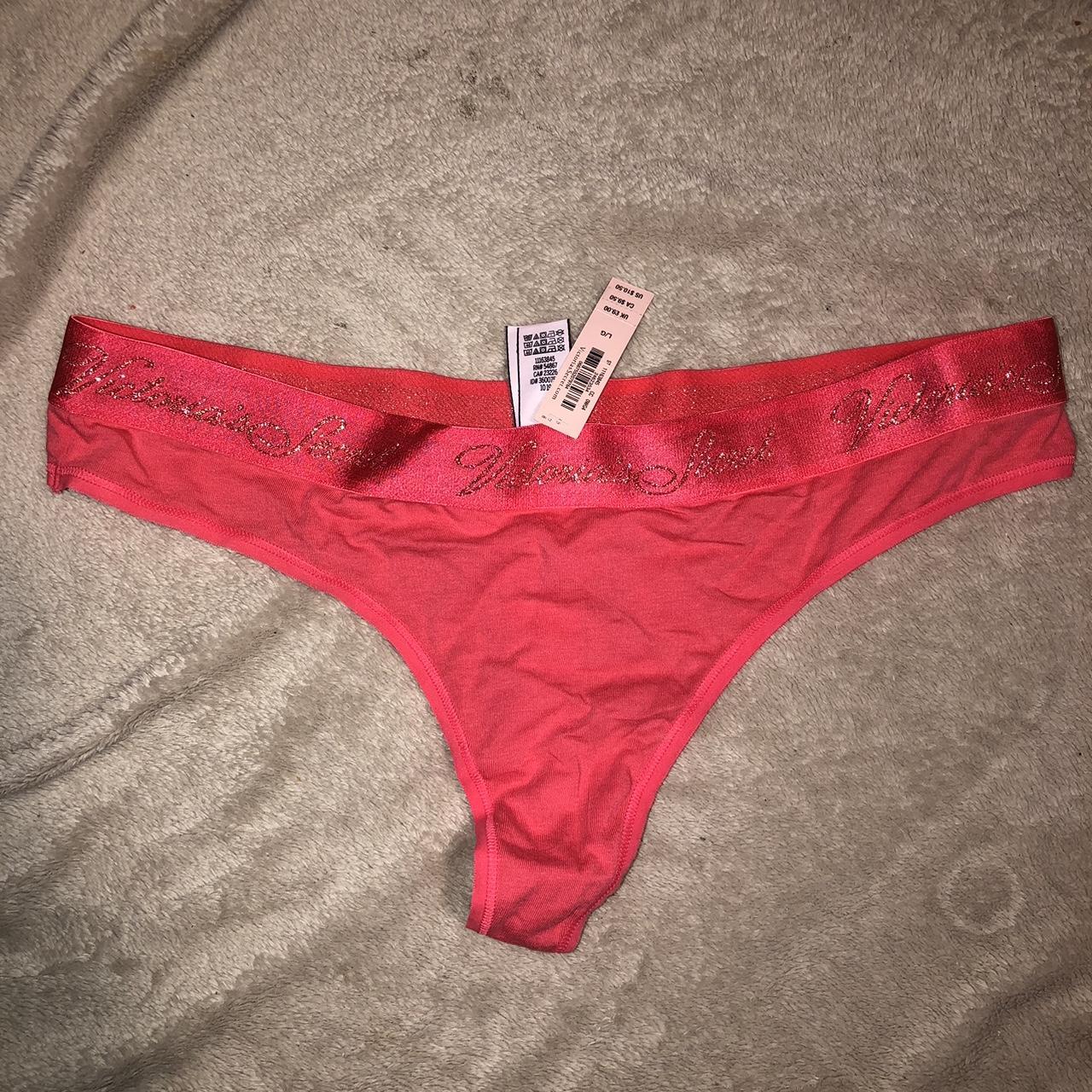 Victoria secret large nwt thong panties underwear - Depop