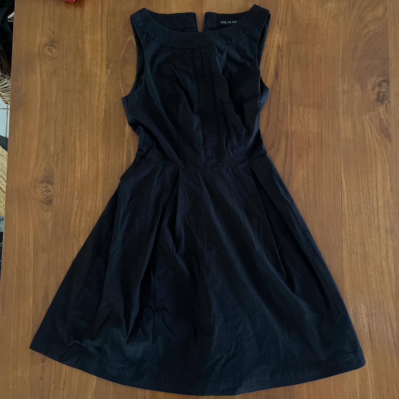 Classic black Cue dress ️ classic and cool work... - Depop