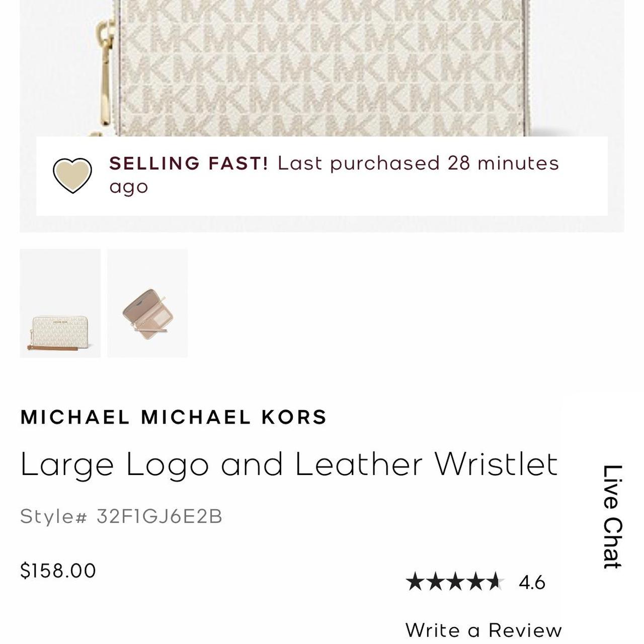 White and gold outlet michael kors wallet