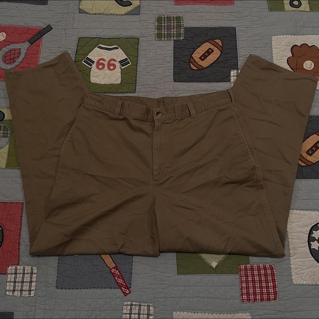 Farah Men's Tan and Brown Trousers (2)