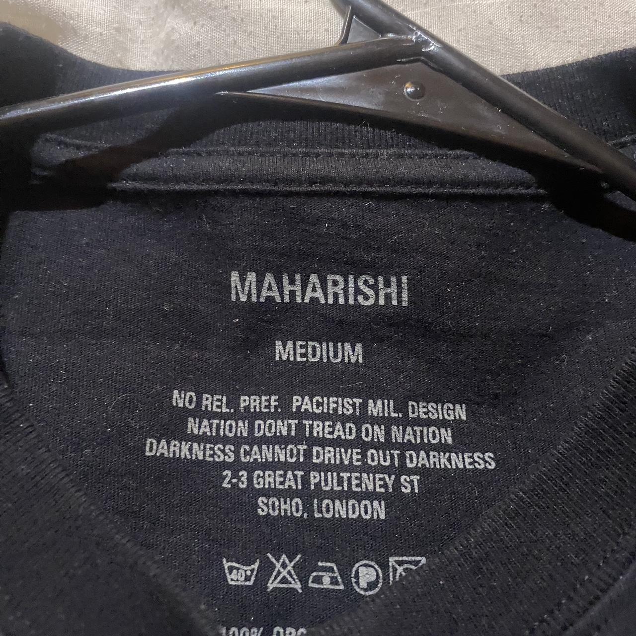 Maharishi Men's Black T-shirt (3)