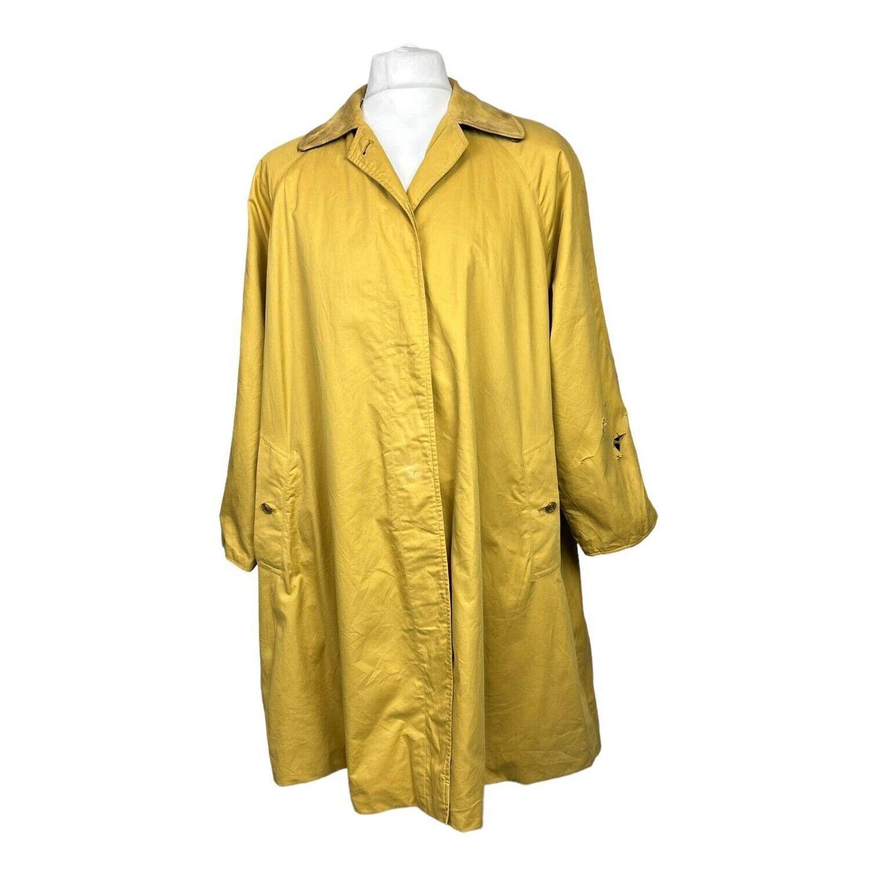 Burberry yellow deals raincoat