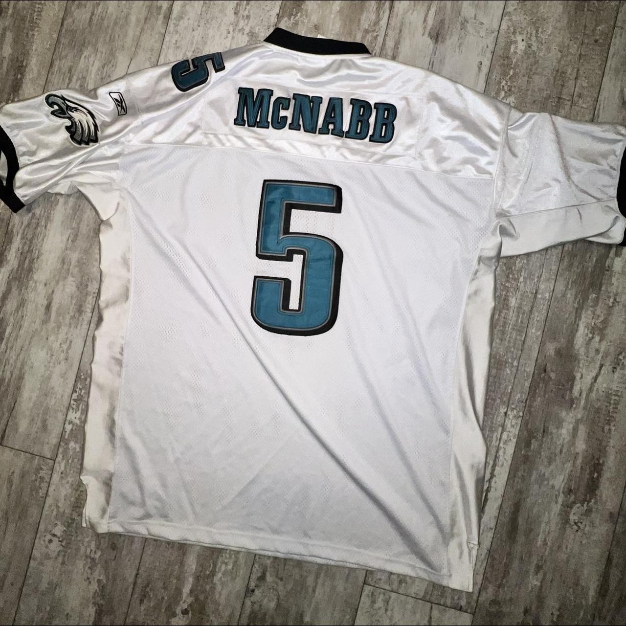 Reebok Philadelphia Eagles McNabb Jersey Green Men's - Depop