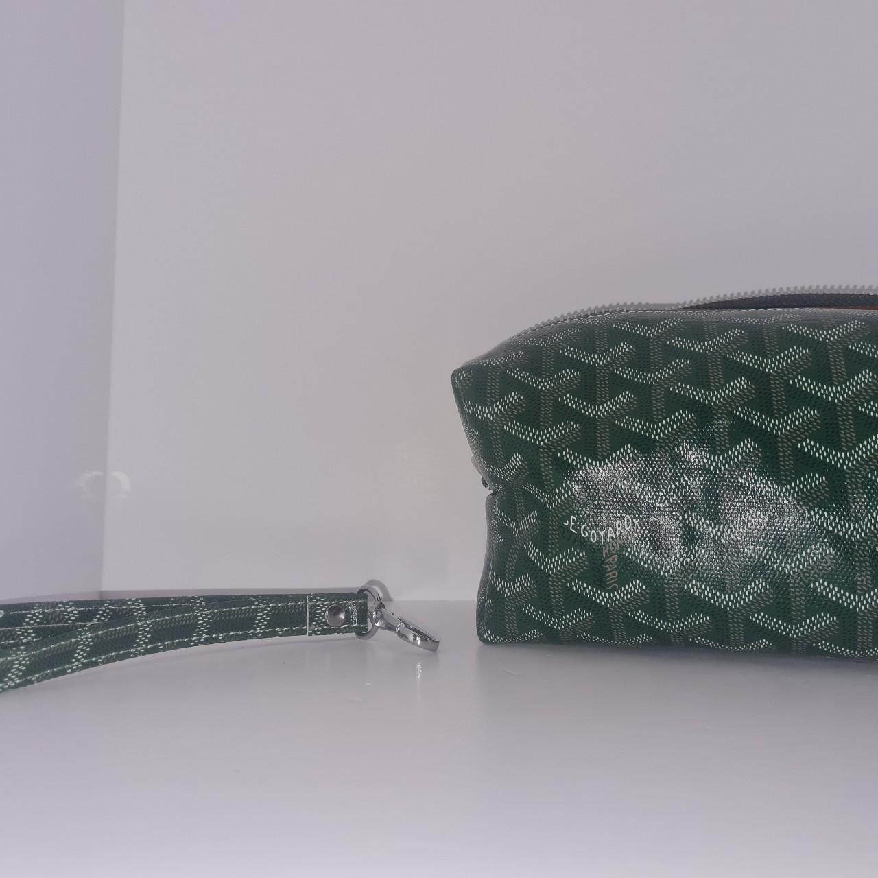 Green Goyard toiletry bag 🟢🎒 Cheap for a reason - Depop