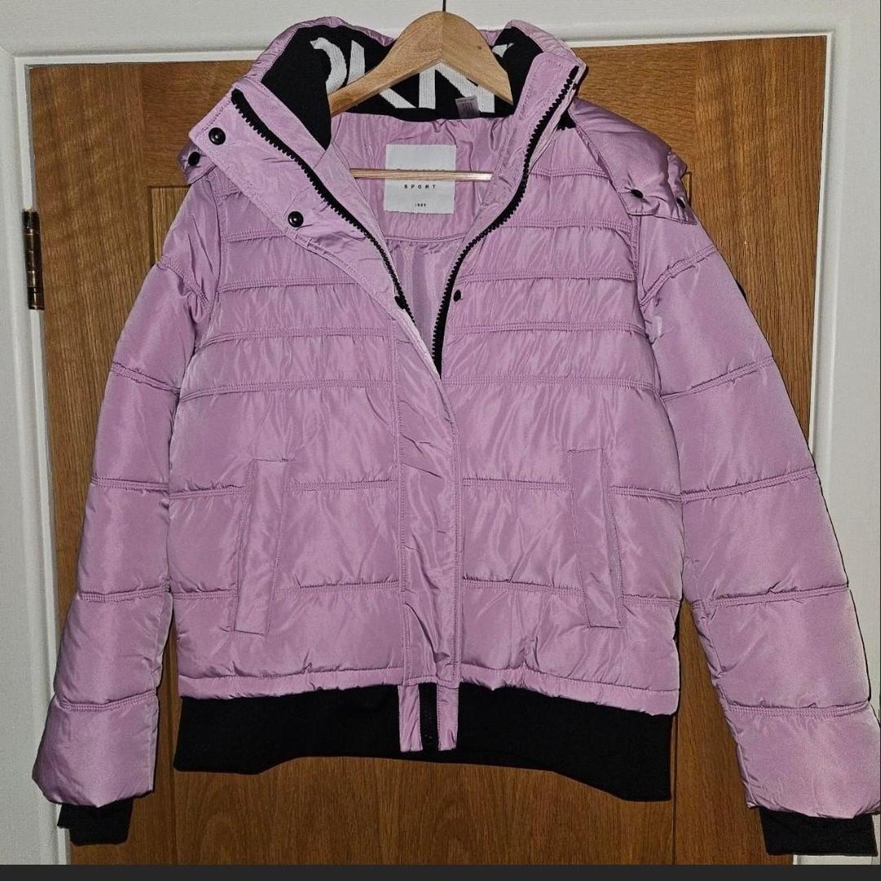 Dkny purple coat best sale