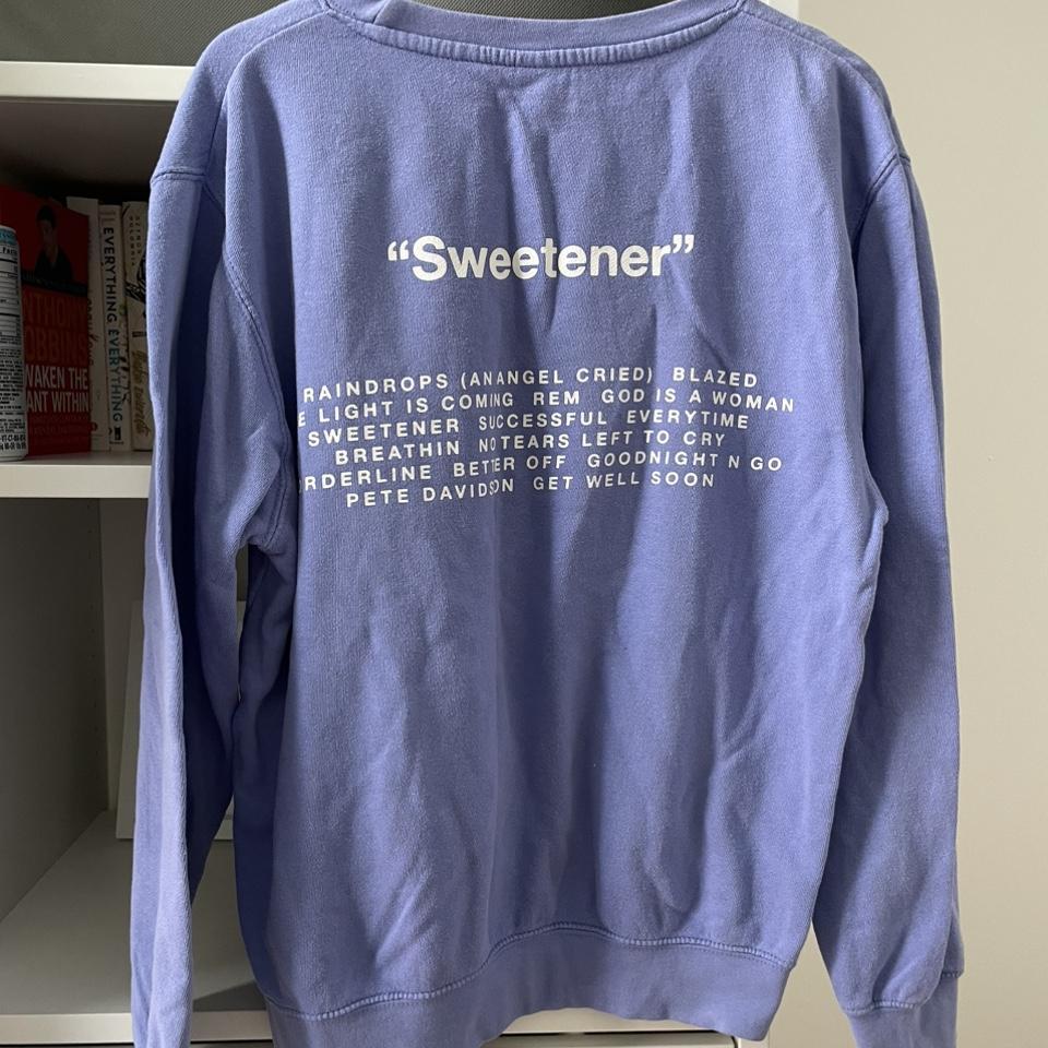 Purple hot sale sweetener sweatshirt