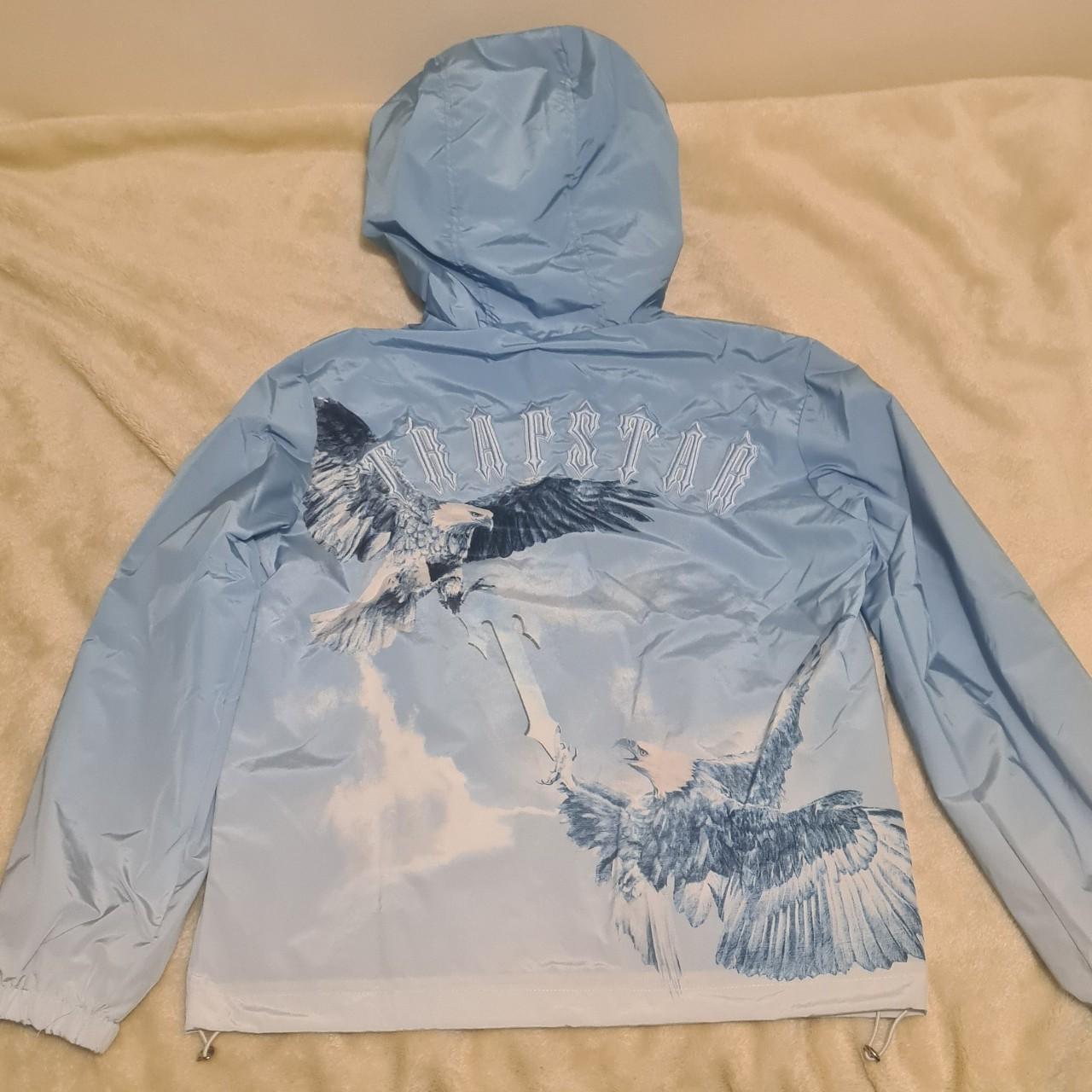 Trapstar Eagle Windbreaker Blue New never worn with... Depop