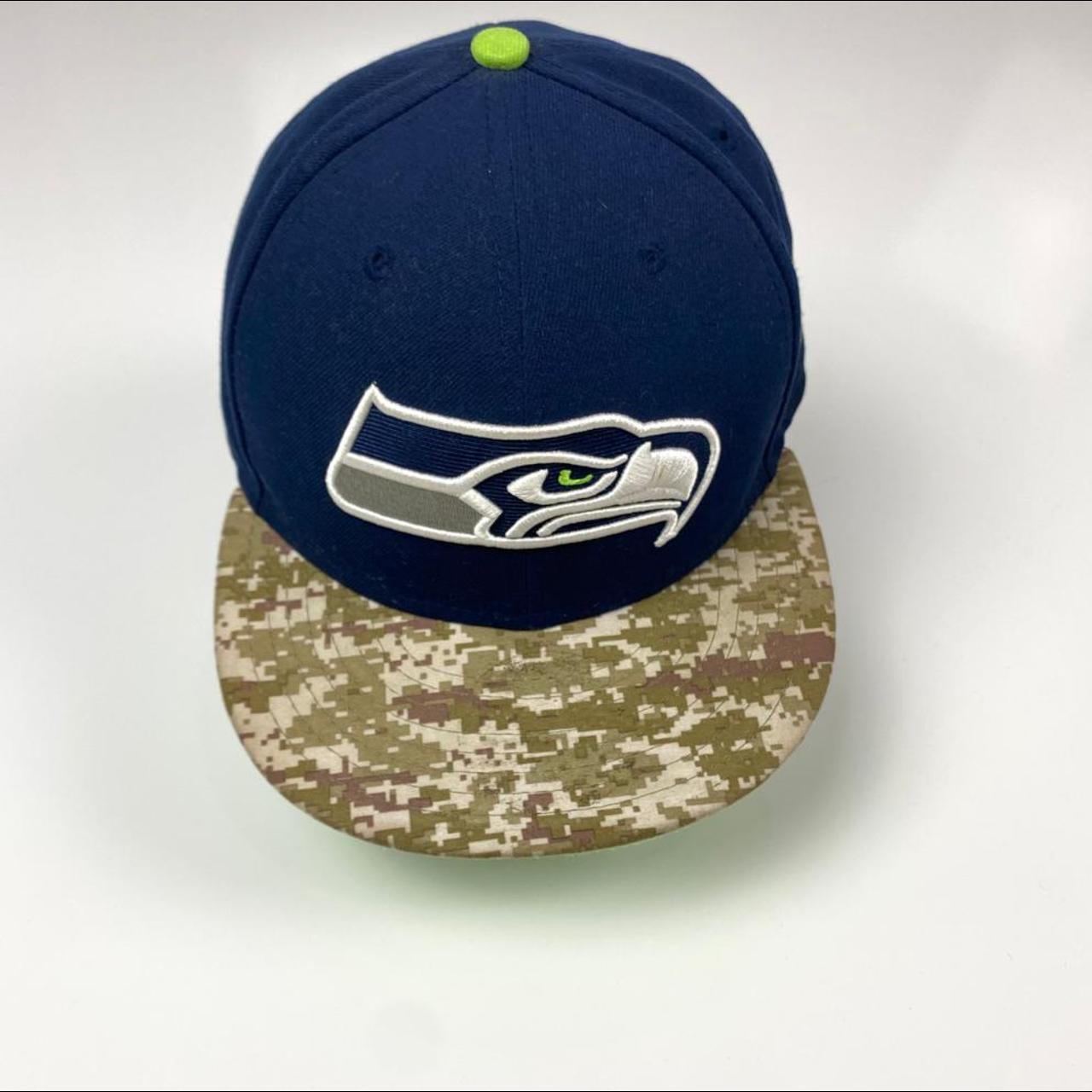 Official Seattle Seahawks New Era Snapback Hat In - Depop