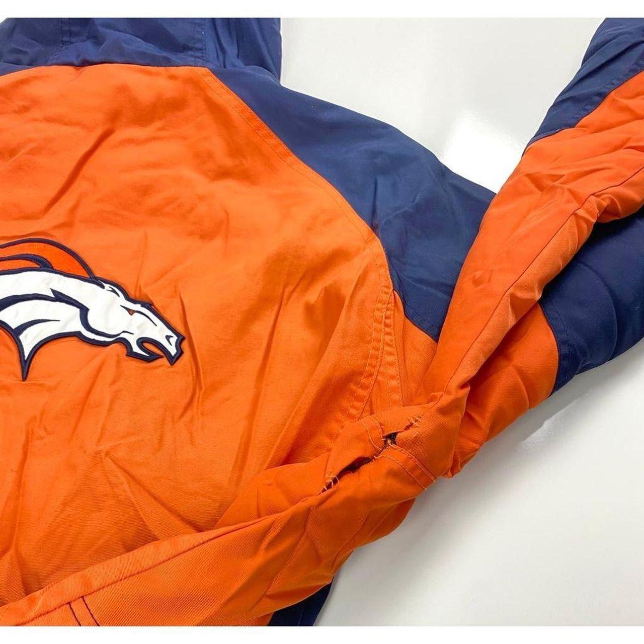 Denver Broncos Vintage Jacket Brand:Reebok Size-XL - Depop