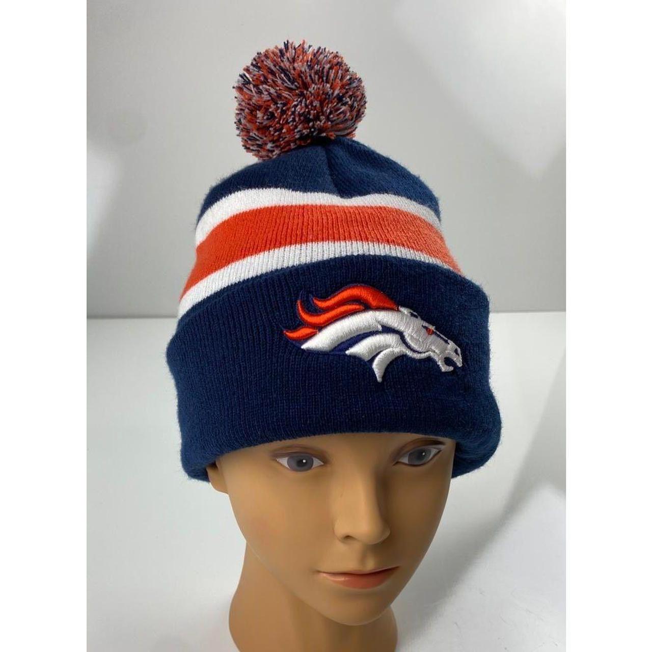 Denver Broncos Pom Pom Beanie