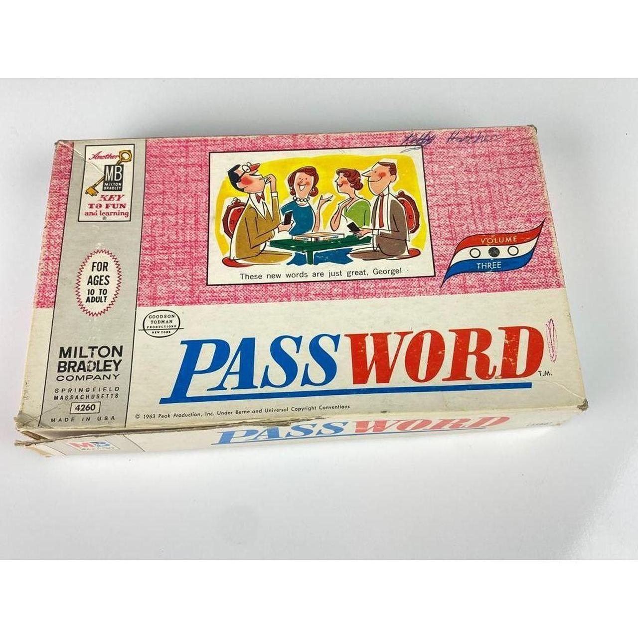 Password: Volume Two [VINTAGE 1962 GAME] by Milton Bradley Company