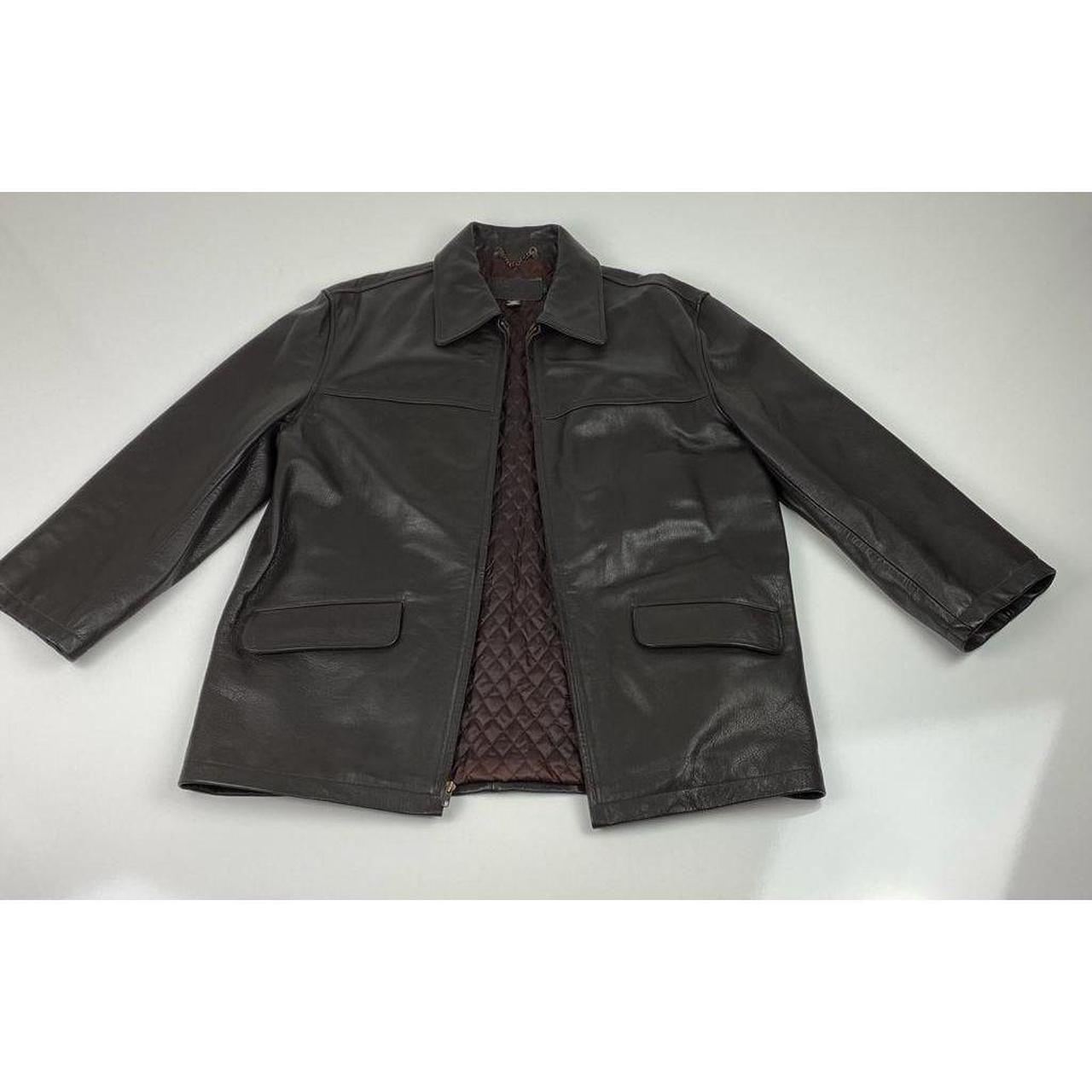 J crew clearance men's leather jacket