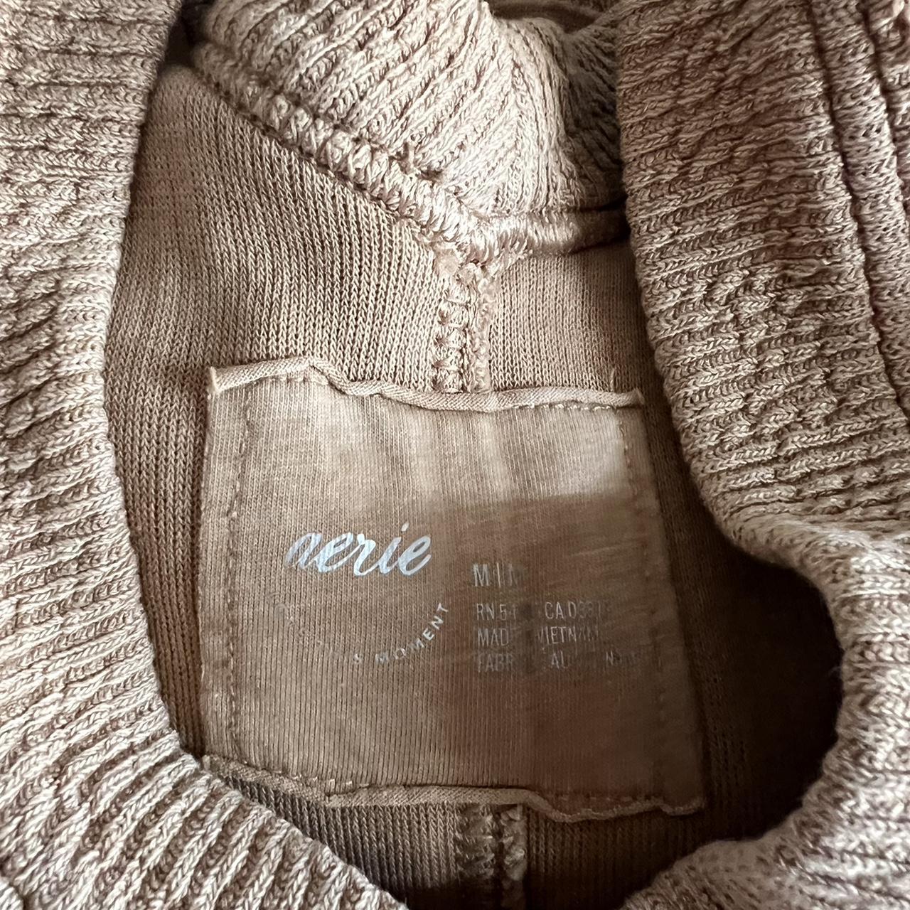 Aerie waffle knit crewneck sweater/sweatshirt Been Depop