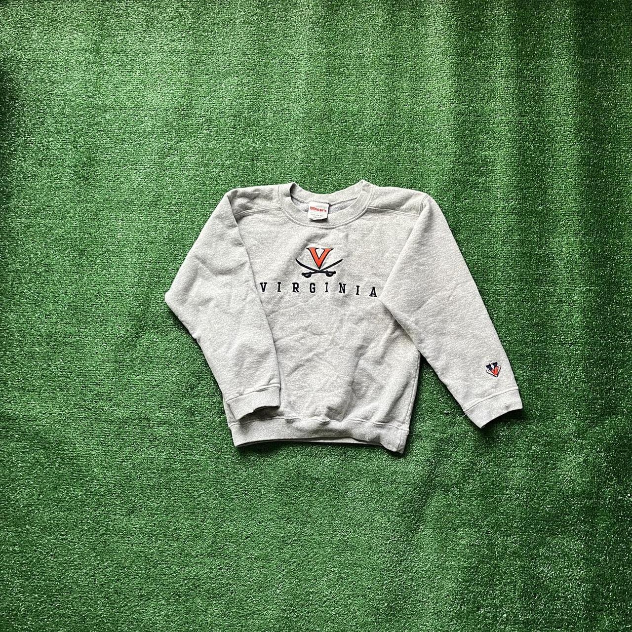 University Of Virginia Sweatshirt Mincer’s Tag Grey... Depop