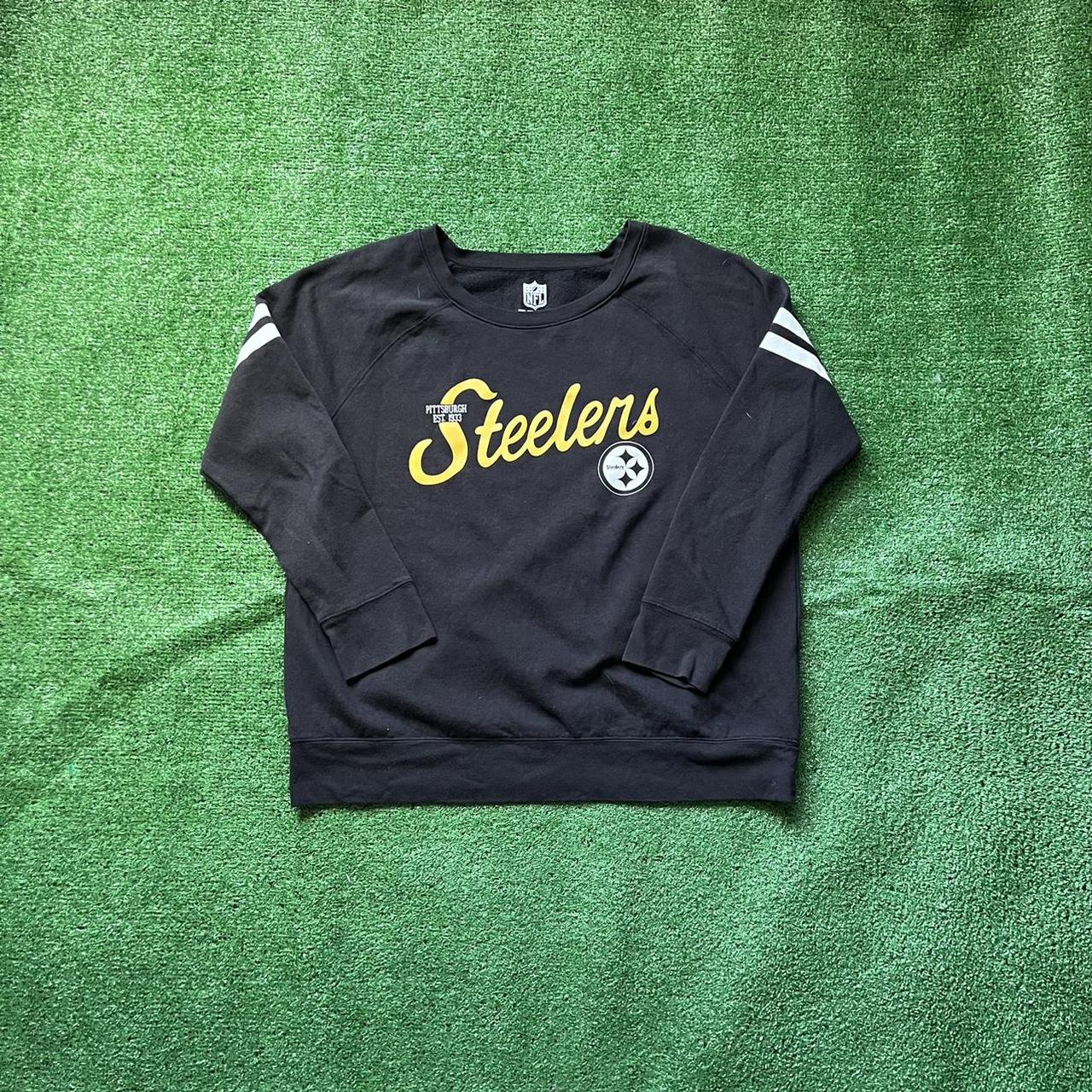 Pittsburgh Steelers Sweatshirt Nice Graphic On Front - Depop