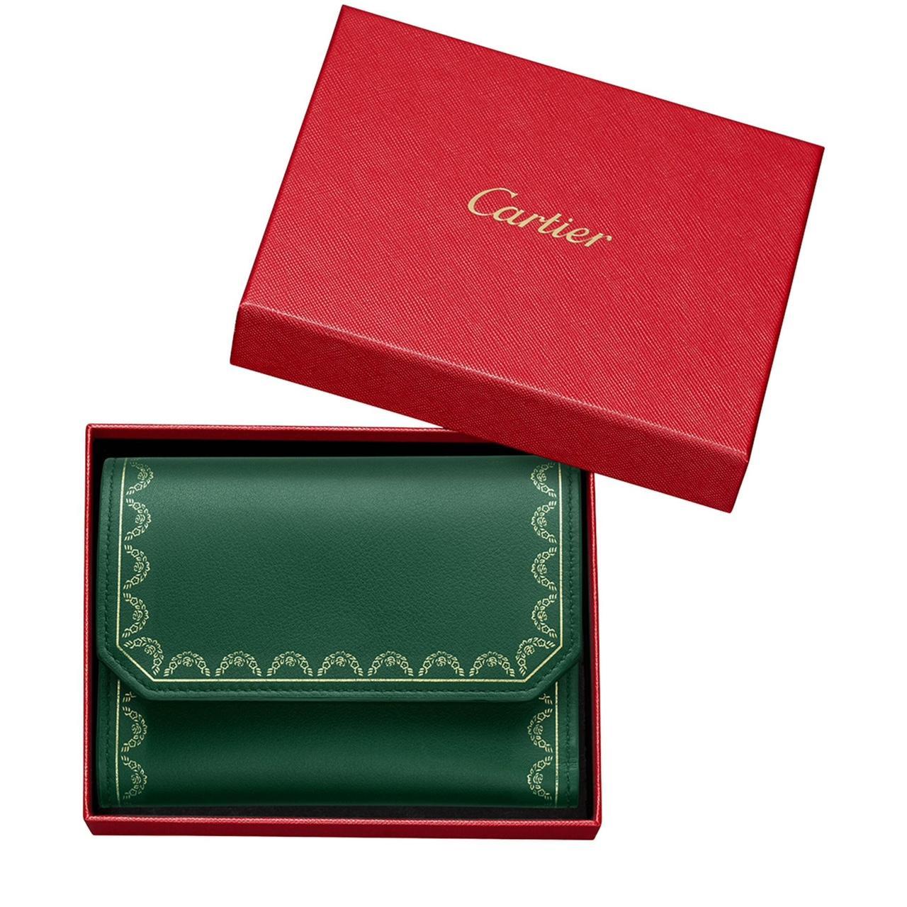 Cartier best sale green wallet