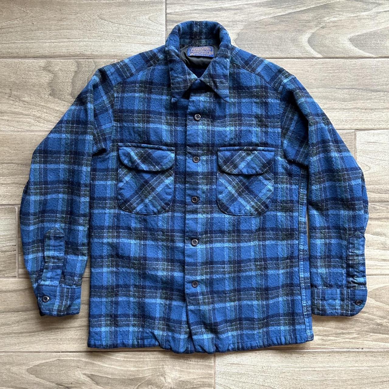 Vintage Pendleton Late 60’s Early 70’s Flannel Shirt - Depop