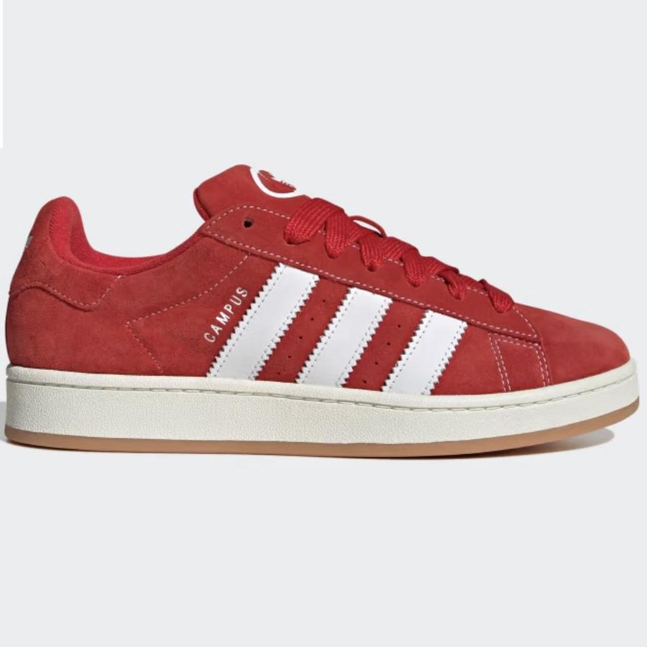 red adidas campus 00s size W 8.5 worn 6-10x, very... - Depop