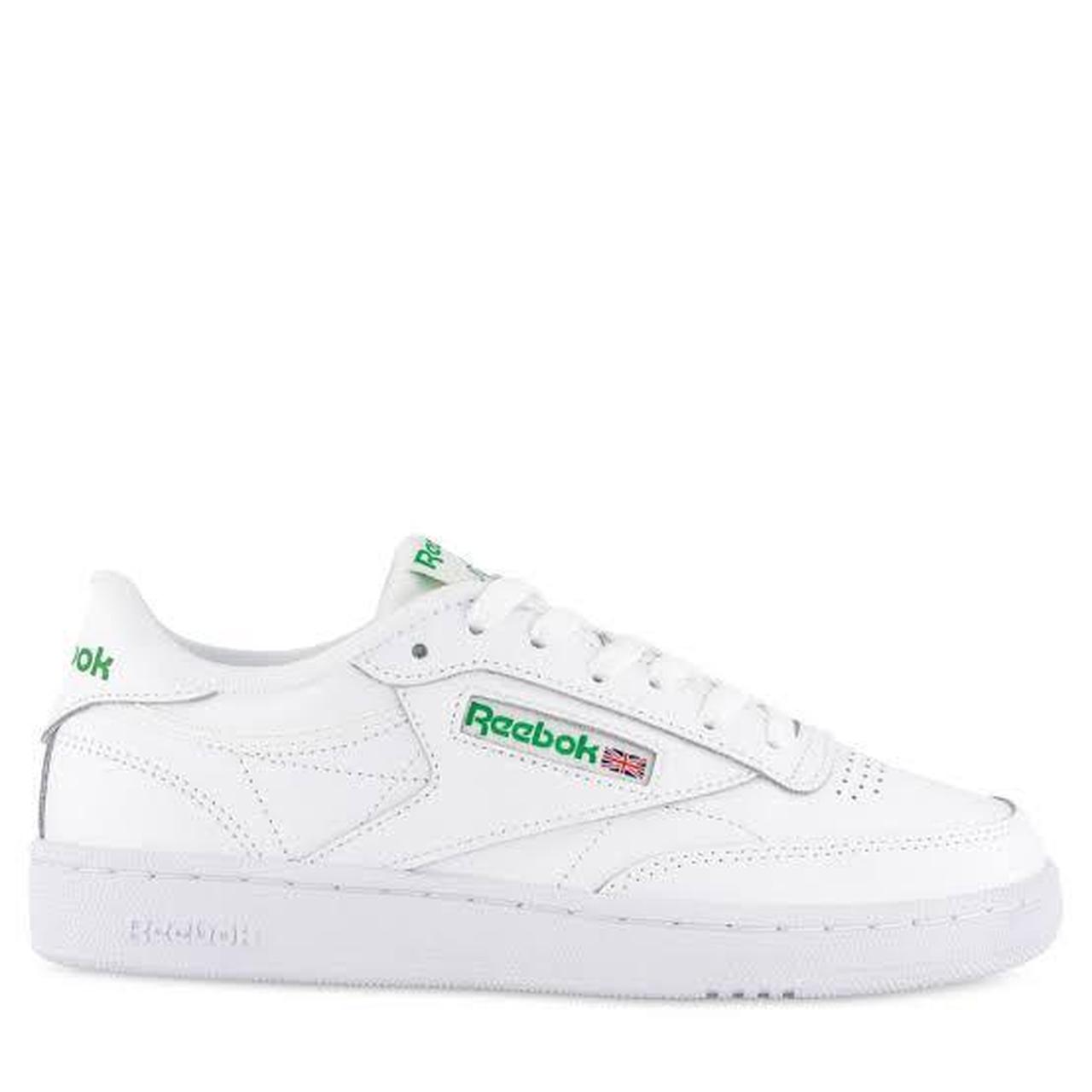 Women's Green and White Trainers | Depop