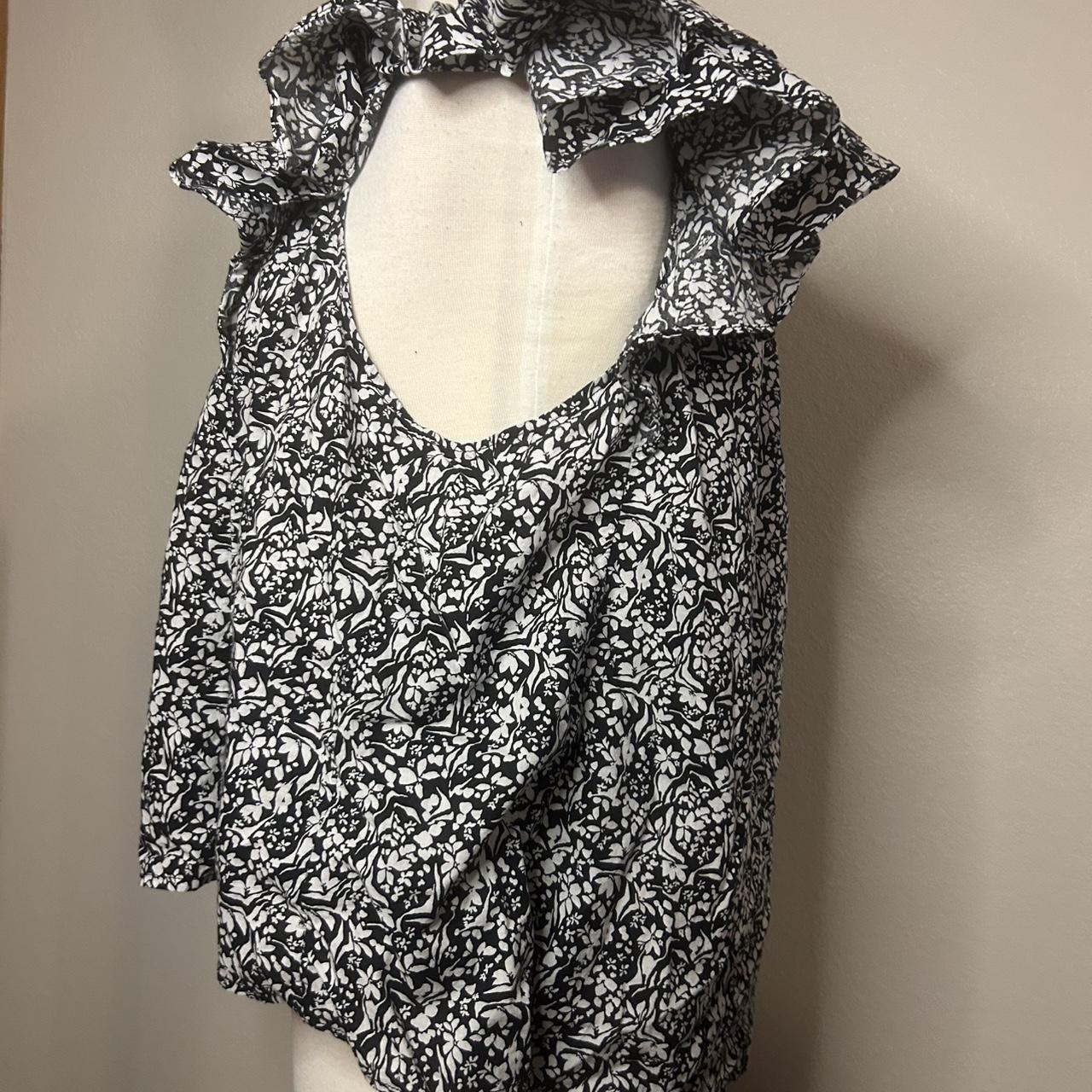 Universal Thread Women's Blouse - Black/Multi - X… - image 2