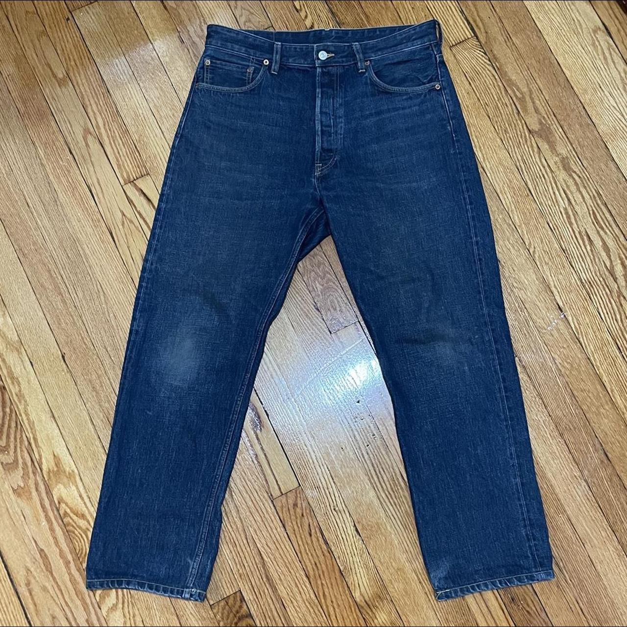 Buck Mason Men's Blue Jeans | Depop