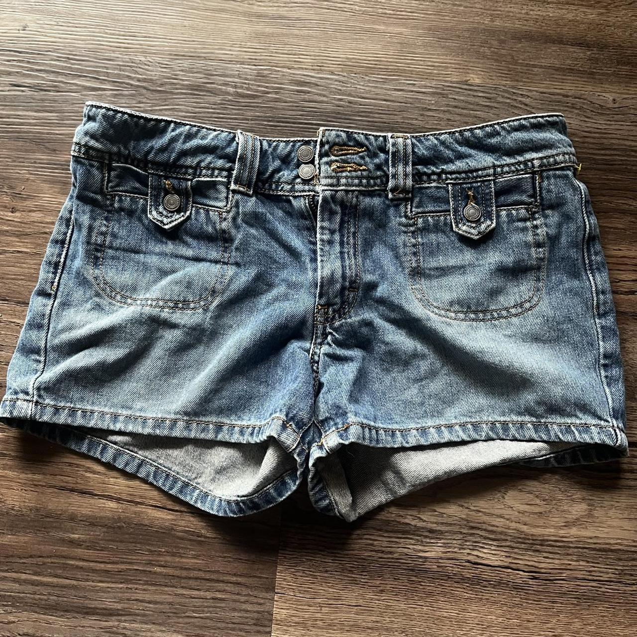 American Eagle Outfitters Womens Blue Shorts Depop