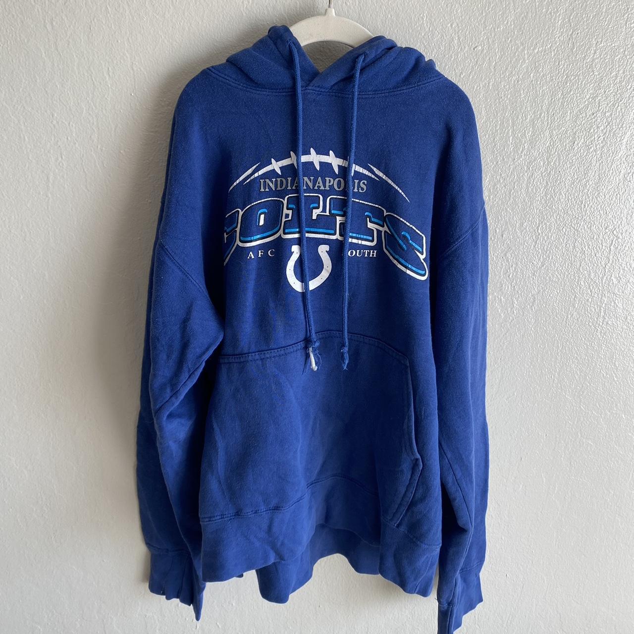 NIKE INDIANAPOLIS COLTS HOODIE LARGE SWEATSHIRT - Depop