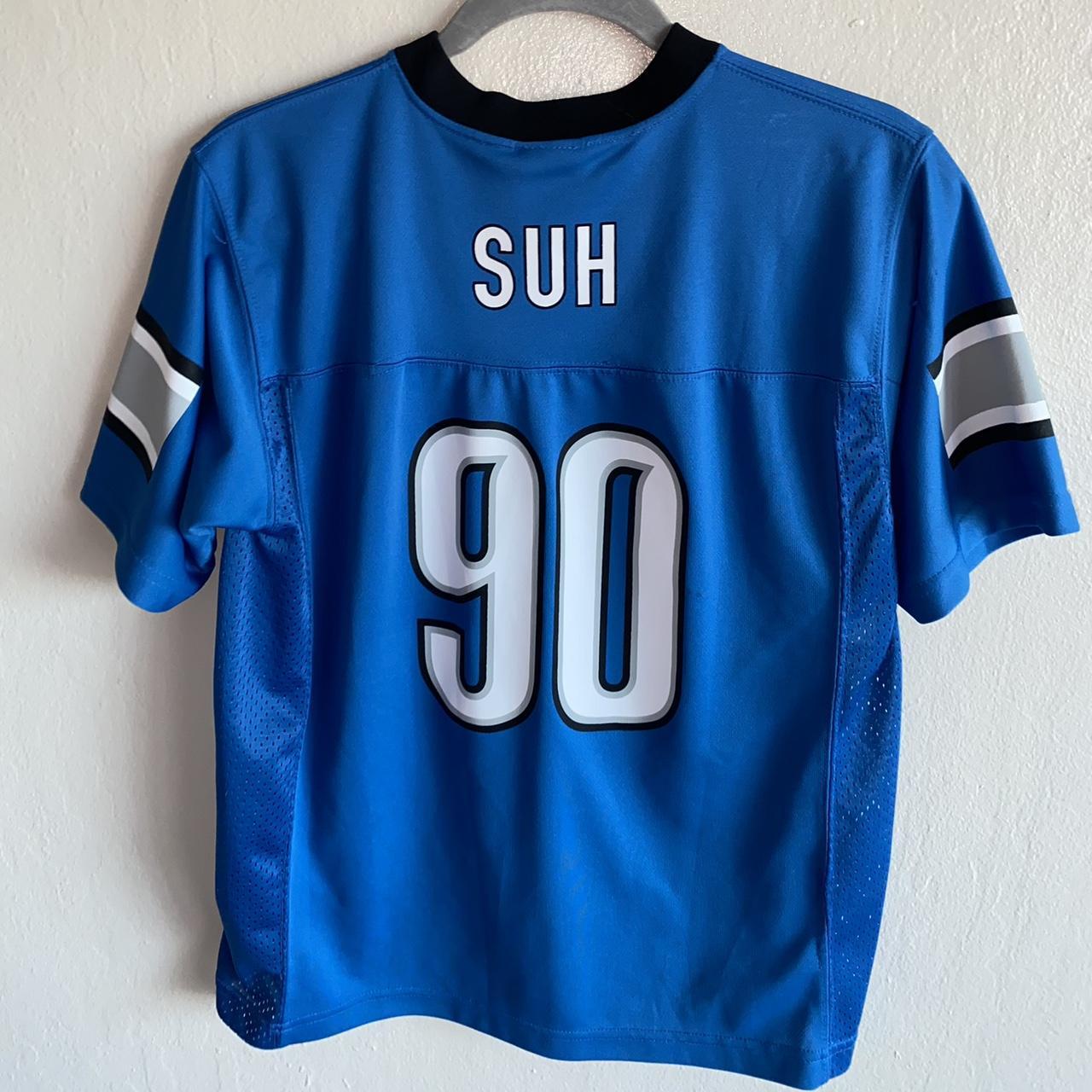  Outerstuff Ndamukong Suh Detroit Lions Blue Youth Mid