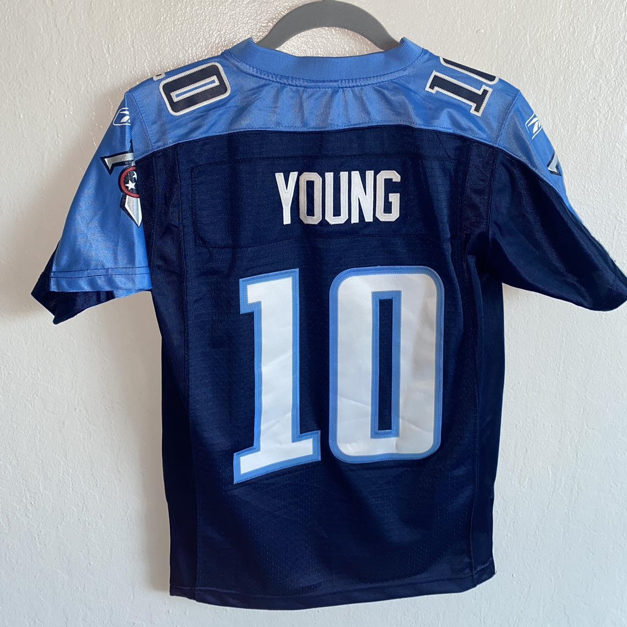 Vince Young Jersey Reebok Men's Size M Medium Tennessee Titans Football  Jersey