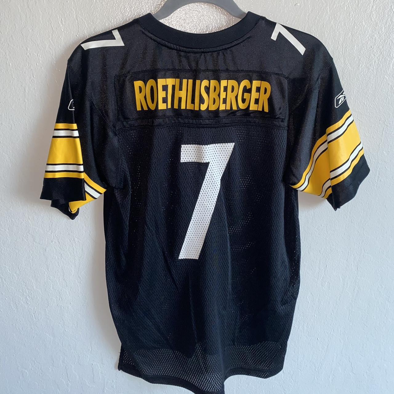 Reebok NFL boys Steelers Roethlisberger 7 jersey L 14-16